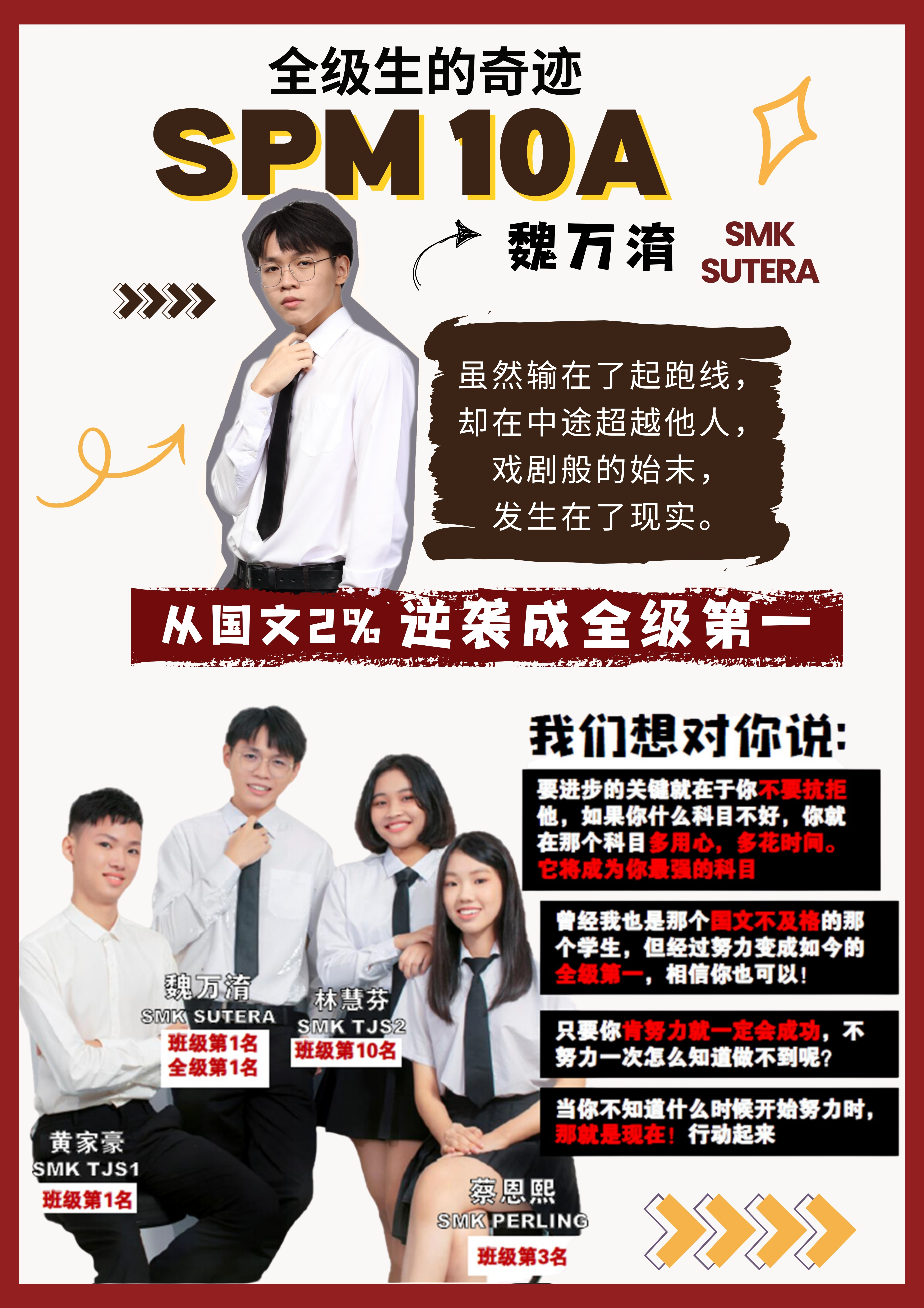 承品教育SPM十科A与全级生学习见证